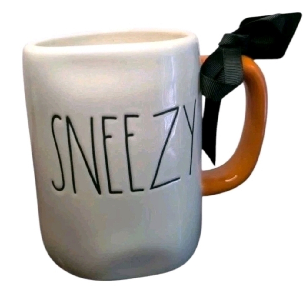 Rae Dunn Disney Princess Mug Sneezy From Snow White & 7 Dwarfs Two-Sided
